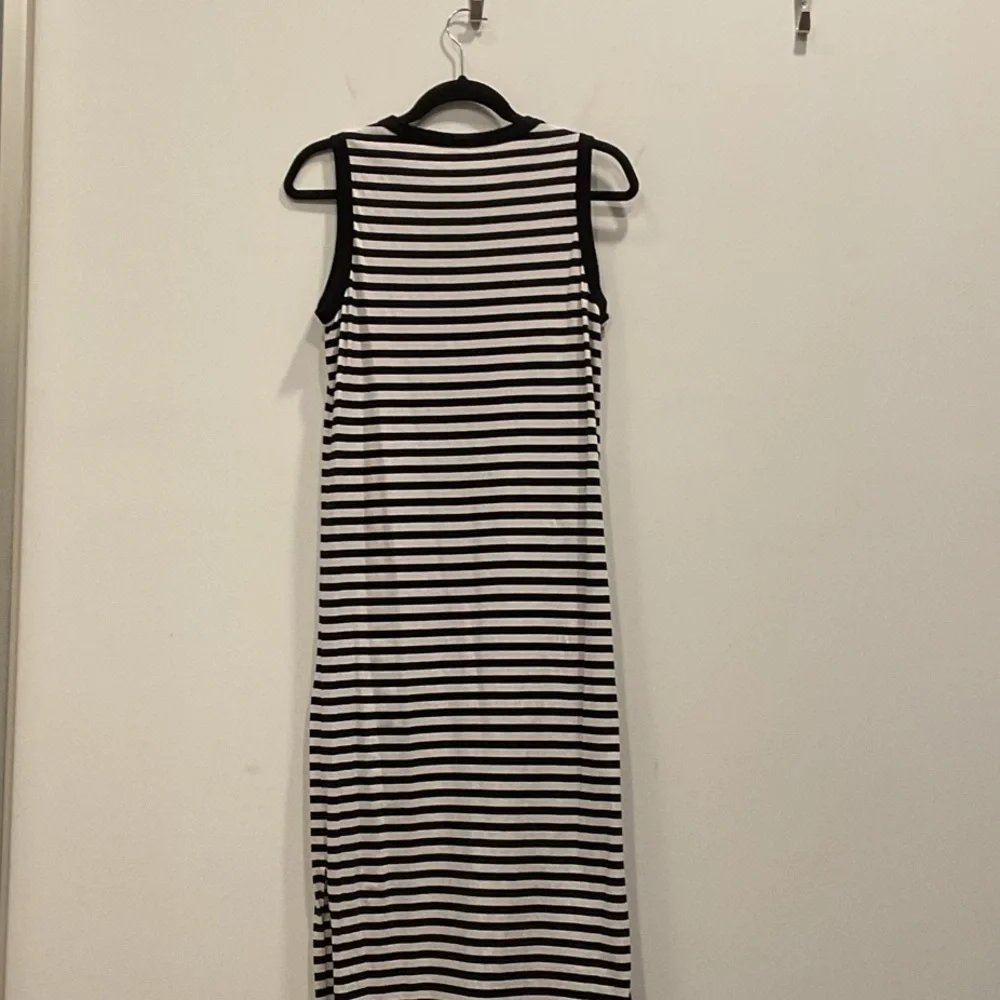 KULE Black and White Striped Midi Dress - Picture 4 of 4